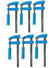 Kit Grampo Tipo F 50x150mm Azul para Fixação em Marcenaria e Carpintaria