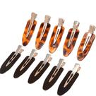 Kit Grampos de Cabelo Simples Oncinha e Preto (10 Peças)