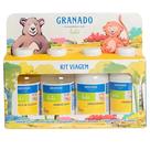 Kit Granado Bebe Sabonete de Glicerina Shampoo Suave Condicionador e Hidratante com 60ml cada