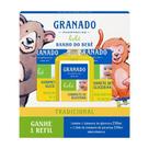 Kit Granado Bebê Sabonete Glicerina 250ml + 2 Refis Tradicional