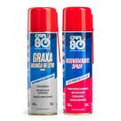 Kit Graxa Branca De Litio Spray E Desengraxante Spray Car80 Kit Graxa Branca De Litio Spray E Desengraxante Spray Car80