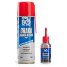 Kit Graxa Branca De Lítio Spray E Grafite Em Pó Car80