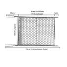 Kit Grelha Inox 70x60 Mais Suporte De Inox Barras Alumínio