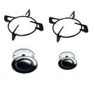 Kit grelha + queimador para fogão cooktop fischer - 2 bocas Kit grelha + queimador para fogão cooktop fischer - 2 bocas