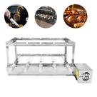 Kit Grill 5 espetos para Churrasqueiras Grill Todo em INOX Bivolt
