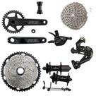 Kit Grupo Absolute Gta 12v Bike Mtb 1x12v C/ Cubos Rolamentos Abs