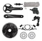 Kit Grupo Transmissão 1x9 Sunrun, gts Completo Com freios
