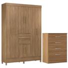Kit Guarda Roupa Casal 8 Portas Munique Cômoda Astral Kit Guarda Roupa Casal 8 Portas Munique Cômoda Astral