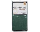 Kit Guardanapo 2 Peças 40 x 40 cm Verde Jolitex Kit Guardanapo 2 Peças 40 x 40 cm Verde Jolitex