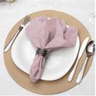 Kit Guardanapo Percal Rose German 200 Fios 4 Peças 45X45cm - Kacyumara Kit Guardanapo Percal Rose German 200 Fios 4 Peças 45X45cm - Kacyumara