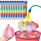 Kit Guerra de Água 740 Balões Bexiga Enche Fácil Auto Amarra Brincadeira Chácara Praia