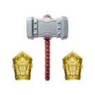 Kit Guerreiro Medieval Martelo + Escudo Infantil +3 Anos