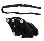 Kit Guia De Corrente Dianteiro Traseiro Biker Kxf 250 09/17 Kxf 450 09/18 Klx 450