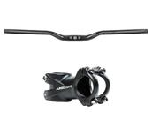 Kit Guidão 720x31.8mm e Mesa Suporte 60mm Bicicleta MTB Alumínio Absolute