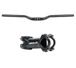 Kit Guidão 720x31.8mm e Mesa Suporte 80mm Bicicleta MTB Alumínio Absolute