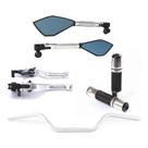 Kit Guidão Naked Manopla Retrovisor Manete Fazer Xj6 Kit Guidão Naked Manopla Retrovisor Manete Fazer Xj6