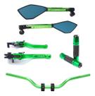 Kit Guidão Naked Manopla Retrovisor Manete Gsr750 Gladius Kit Guidão Naked Manopla Retrovisor Manete Gsr750 Gladius