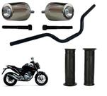 Kit Guidão Pezinho Manopla Moto Cb 250 Twister Peso 2014/2020 Resistente Kit Guidão Pezinho Manopla Moto Cb 250 Twister Peso 2014/2020 Resistente