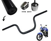 Kit Guidão Pezinho Peso Moto Factor 125 Fazer 150 Preto Fosco Yamaha Kit Guidão Pezinho Peso Moto Factor 125 Fazer 150 Preto Fosco Yamaha