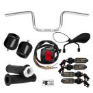 Kit Guidão Retrovisor F800 Punho Cb500 Titan Fan Start Cargo