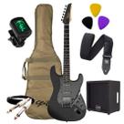 Kit Guitarra Seizi Katana All Black Satin Limited Edition + Caixa Kit Guitarra Seizi Katana All Black Satin Limited Edition + Caixa