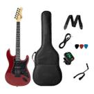 Kit Guitarra Strato Tagima Sixmart Candy Apple - Com Efeito