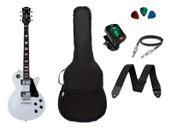 Kit Guitarra Strinberg Les Paul LPS230 WH Branca + Acessórios Kit Guitarra Strinberg Les Paul LPS230 WH Branca + Acessórios