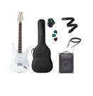 Kit Guitarra Strinberg Rockwave Rw50 Branca + Caixa Kit Guitarra Strinberg Rockwave Rw50 Branca + Caixa