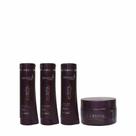 Kit Hair Crystal Brush Home Care Gold Hair Advance