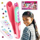 Kit Hair Gem Stamper Lucky Mami Hair Bedazzler com strass