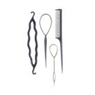 Kit Hair Magic 4 em 1 Agulha e Coque Mágico Cabelo