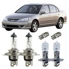 Kit Halógenas Farol Alto Baixo e Milha Civic 1992 A 2003