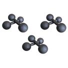 Kit Halteres de Ferro Fundido - (Pares de 1, 2 e 3 Kg)