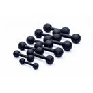 Kit Halteres de Ferro Fundido Pintado - Pares de 1 a 10 Kg Kit Halteres de Ferro Fundido Pintado - Pares de 1 a 10 Kg