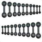 Kit Halteres de Ferro Fundido Pintado - Pares de 1 a 10 Kg Kit Halteres de Ferro Fundido Pintado - Pares de 1 a 10 Kg