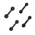 Kit Halteres de Ferro Fundido Pintado - Pares de 1 e 2 Kg
