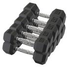 Kit Halteres Sextavado Emborrachado Pares 4/5/8/12,5 e 20kg (99kg)
