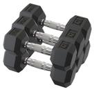 Kit Halteres Sextavado Emborrachado pares 8kg, 10kg e 12,5 kg Kit Halteres Sextavado Emborrachado pares 8kg, 10kg e 12,5 kg