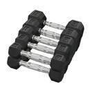 Kit Halteres Sextavado pares 1kg a 5kg
