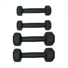 Kit Halteres Sextavado - (Pares de 1 e 2 Kg) Kit Halteres Sextavado - (Pares de 1 e 2 Kg)