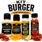 Kit Hamburguer Artesanal Maionese Lemon Pepper Páprica