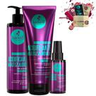 Kit Haskell Acidificante Matizador Shampoo Máscara e Balm