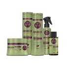Kit Haskell Bananeira Pós-Química 300gr Haskell Reconstrução Completa e Reposição de Massa (5 itens)
