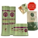 Kit Haskell Bananeira Shampoo Cond Máscara 300ml