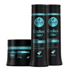 Kit Haskell Cachos Sim Nutrição e Hidratação Shampoo, Condicionador e Máscara 300ml/g