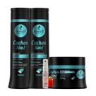 Kit Haskell Cachos Sim Shampoo 300ML 1 Condicionador 300ML 1 Mascara 300ML + Presente Lourre 15ml
