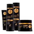 Kit Haskell Cavalo Forte 300ml Shampoo + Condicionador + Máscara + Leave-in