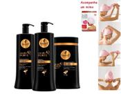 Kit haskell cavalo forte sh cond 1 lt / masc 900g tratamento salão nova embalagem