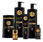 Kit Haskell Cavalo Forte Shampoo Condicionador 1kg Máscara 900g Completo 6 Itens