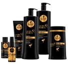 Kit Haskell Cavalo Forte Shampoo Condicionador Máscara 1kg Completo 6 Itens
